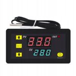 Termostat electronic W3230, PAGMIL, reglare temperatura -55 la 120°C, 220V, 79x43x26mm, Negru