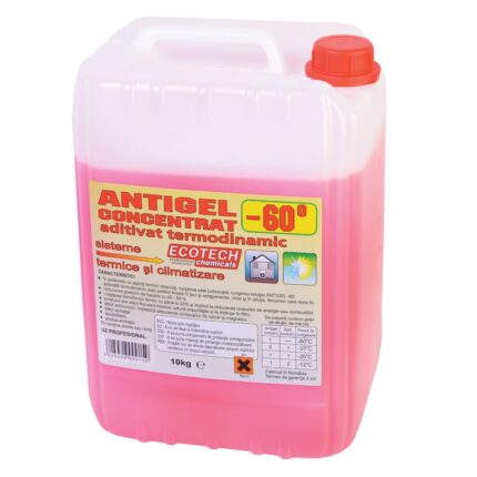 Antigel concentrat Centrale Termice, ECOTECH CHEMICALS, - 60C, 10 kg