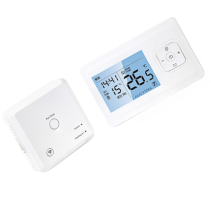 Termostat de Ambient CLAUSTEEL, Smart, Wireless, Programare saptamanala, Control de la Orice Distanta a Temperaturii Ambientale Prin Internet/Telefon, Compatibil cu orice centrala pe gaz