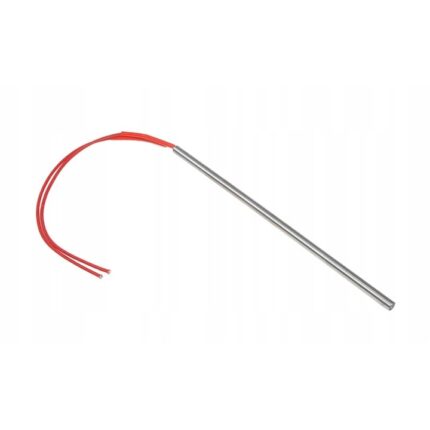 Rezistenta electrica de incalzire de tip cartus, 202SUS, 8x250mm, 500W, 220V, Argintiu/Rosu