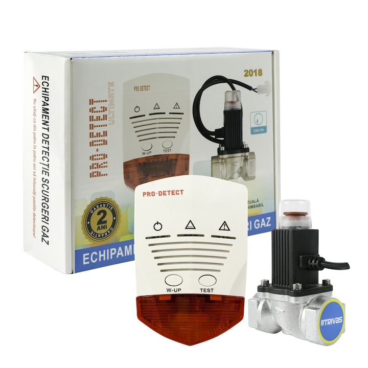 Detector de gaz cu electrovalva Pro-Detect TVG-GN DCF80, 3/4''