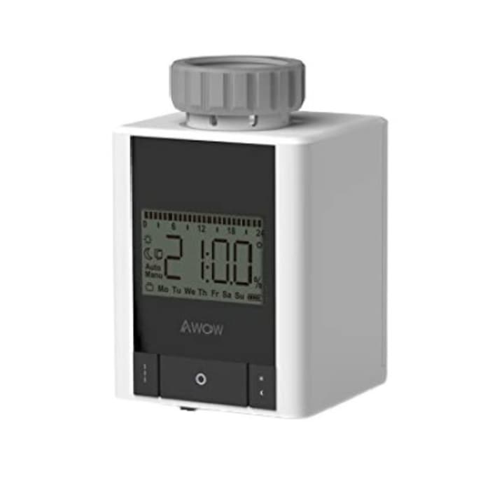 Termostat Smart Tuya ZigBee, Awow, 3.0, LCD, TRV, Radiator APP Control