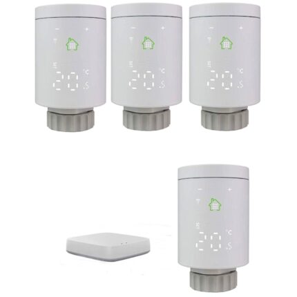 Pachet automatizare ZigBee pentru incalzire cu 4 radiatoare, Daver