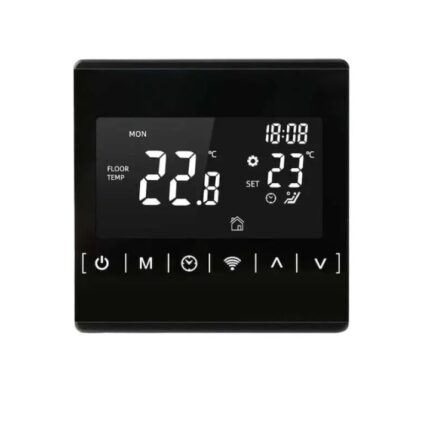Termostat SMART incastrabil in doza de perete cu multiple functii, wiFi, Smart Home, Negru