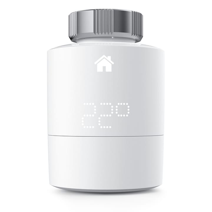 Cap Termostatat Tado - Smart Radiator Thermostat, orizontal, Alb/Gri