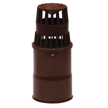 Capat terminatie verticala evacuare gaze arse ATI WM45-810PA, diametru 80 mm, maro