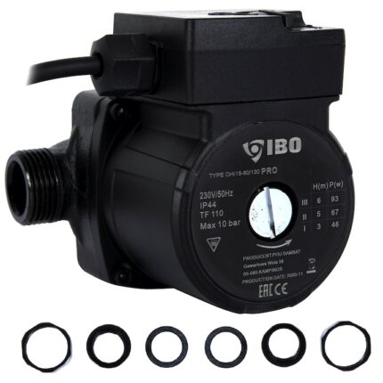 Pompa recirculare centrala IBO Dambat OHI PRO Max 32-80/180, 160l/min, 270W