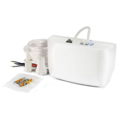 Pompa de condens Aspen Kitchen, pentru centrale termice, 12 litri/h, IP 21, inaltime maxima de pompare 10 m, alba