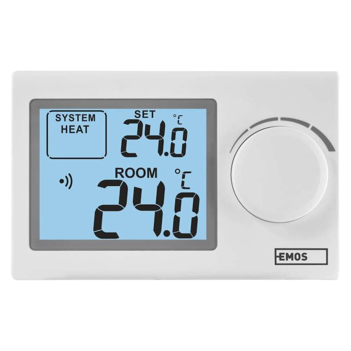 Termostat wireles display mare, Emos
