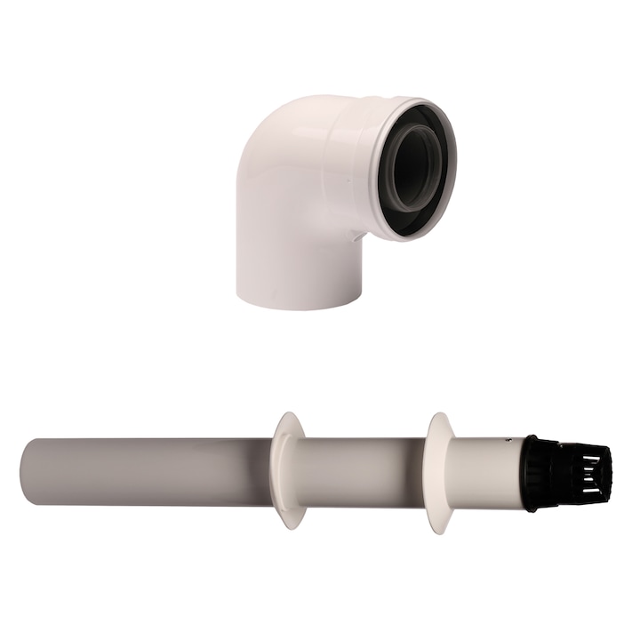 Kit evacuare gaze arse centrala termica condensare ATI, compatibil Baxi, material PP/ALL