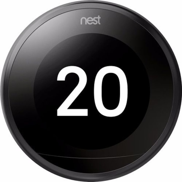 Termostat smart Nest V3 Premium, Google, negru