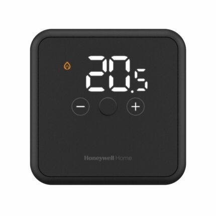 Termostat fara fir Honeywell Home DT4R, smart, negru