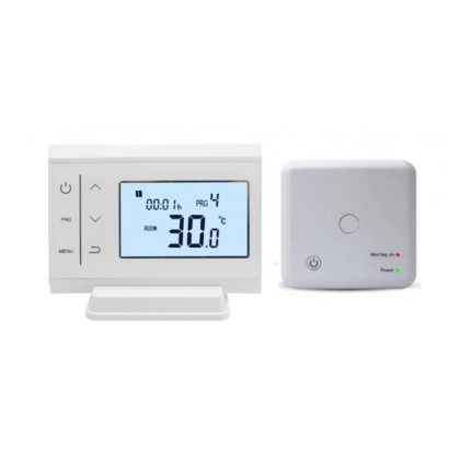 Termostat de ambient fara fir, programabil, Bautech I-8W