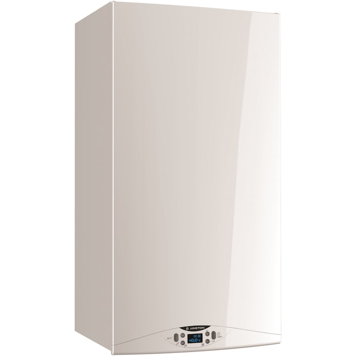 Centrala murala in condensare Ariston HS PREMIUM 30 EU2, 30 kw, gaz natural, conversie GPL, amortizor de zgomot, afisaj LCD