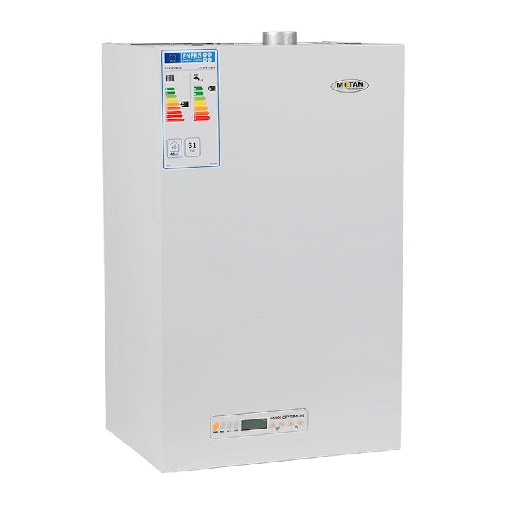 Centrala termica conventionala Motan Maxoptimus 31 C32SPV31MEFB-B-ERP, 31 Kw, tiraj fortat, schimbator de caldura principal din Cupru, fara kit de evacuare