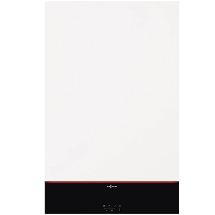 Centrala termica boiler incorporat 46 litri Viessmann Vitodens 111-W 32 kW, B1LF, condensatie, interfata WIFI, touch screen, kit evacuare inclus