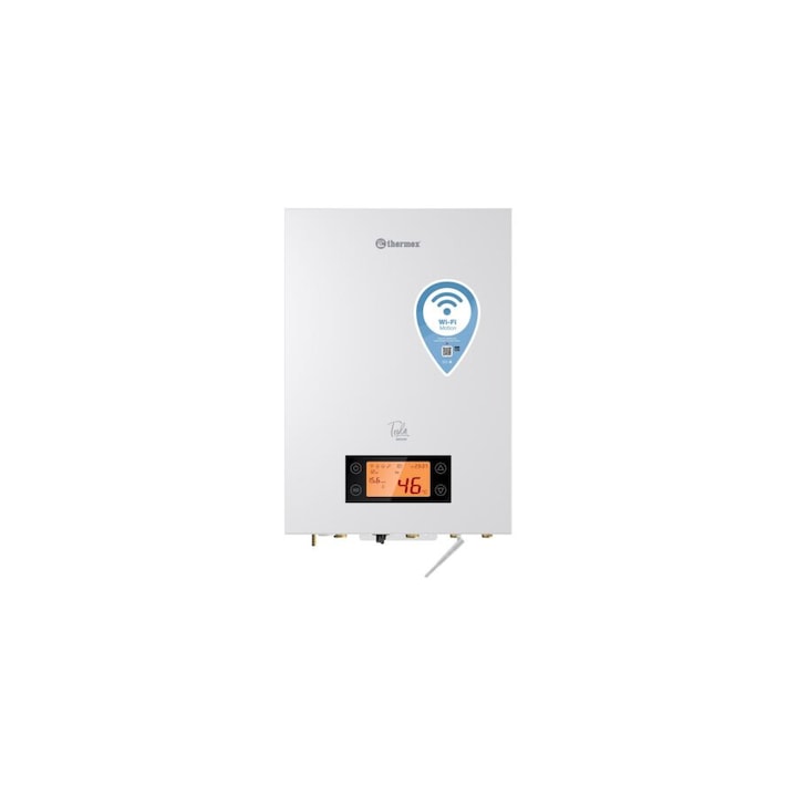 Centrala electrica THERMEX TESLA Combi Wi-Fi 12-24 kw pentru incalzire si producere de apa calda menajara cu sistem instantanee