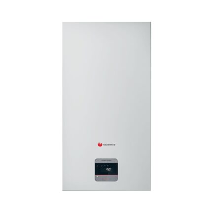 Centrala termica in condensare Saunier Duval IsoTwin Condens T26, gaz/GPL, cu boiler incorporat 42 litri, clasa energetica A, kit evacuare inclus