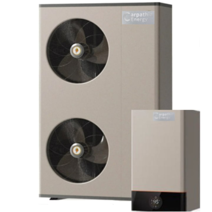 Pompa de caldura split aer-apa CARPATHIA ENERGY 20 – DC FULL INVERTER 20Kw - CH