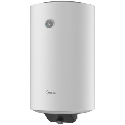 Boiler electric Midea D100-15FG, Cilindric, 100l, 1500W, indicator temperatura, rezervor emailat, montaj vertical