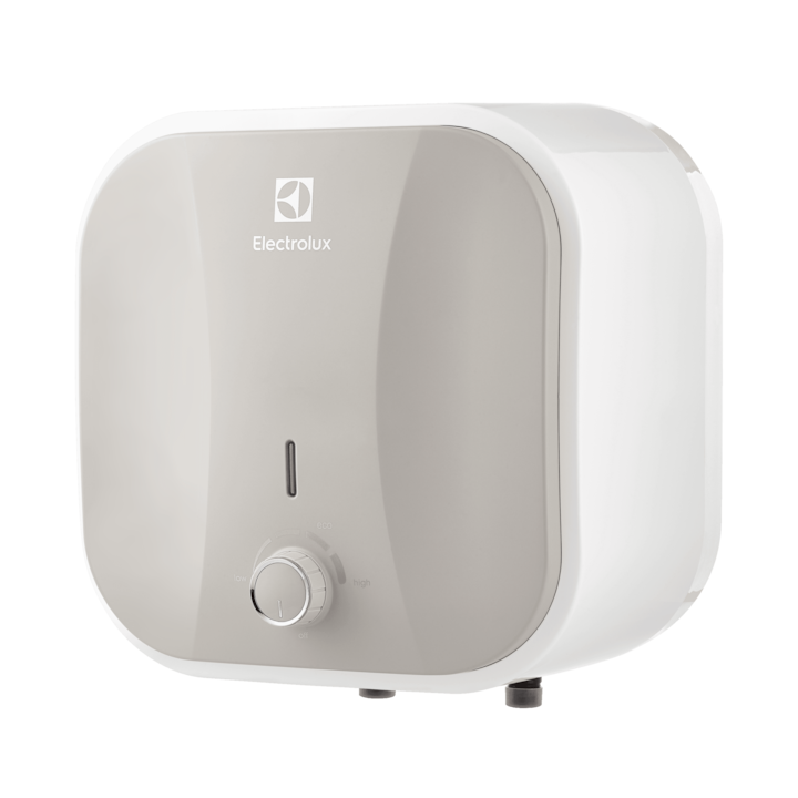 Boiler electric Electrolux 10L, Clasa B, 2000W, termostat mecanic, clasa de rezistenta IPX4, protectie la supraincalzire, supapa de siguranta a presiunii, montare pe verticala, elemente de fixare incluse, model Alb-bej, model EWH 10 Q O EEC