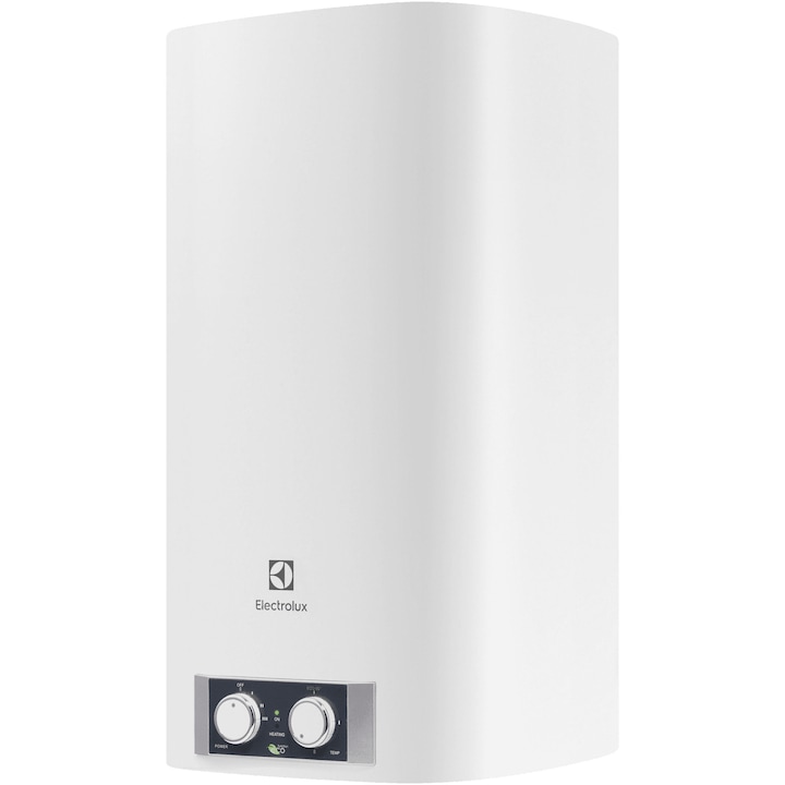 Boiler electric Electrolux EWH 50 Fmx EEC, Clasa C, 2000W, 50L, 3 trepte de incalzire, termostat mecanic, indicatie de pornire, IPX4, protectie la supraincalzire, supapa siguranta presiune, montare verticala/orizontala, elemente fixare incluse, Alb