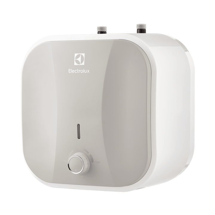 Boiler electric Electrolux EWH 10 Q U EEC, Clasa B, 2000W, 10L, termostat mecanic, clasa de rezistenta IPX4, protectie la supraincalzire, supapa de siguranta a presiunii, montare pe verticala, elemente de fixare incluse, Alb-bej