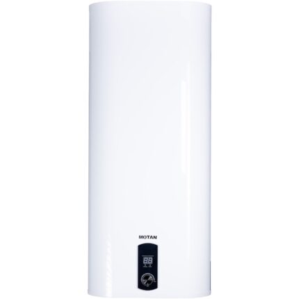 Boiler electric Motan BE100L2KW-S, Slim, 2000W, 90 l, ecran LCD, montare verticala/orizontala, protectie supratemperatura/suprapresiune, Clasa energetica C