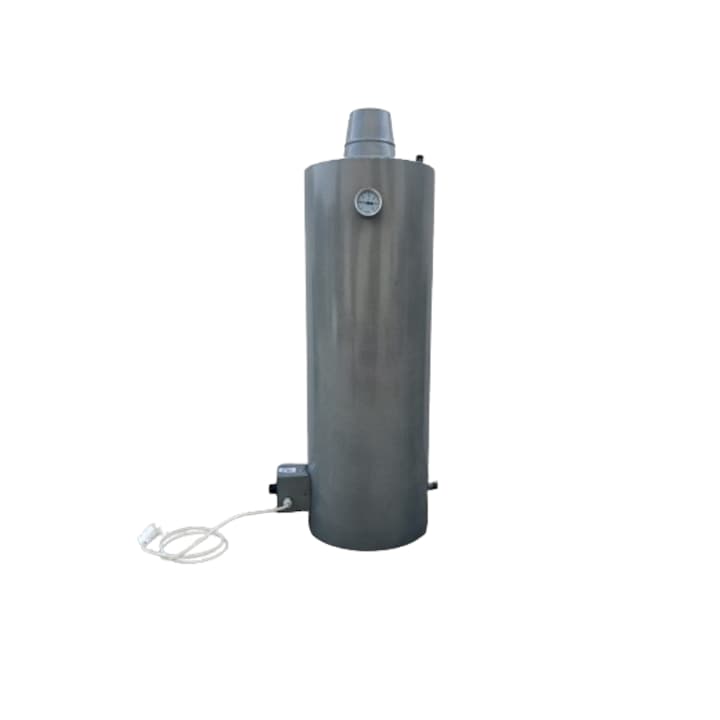 Boiler cazan baie pe lemne si electric, tabla de otel, 3 bari, 90 L