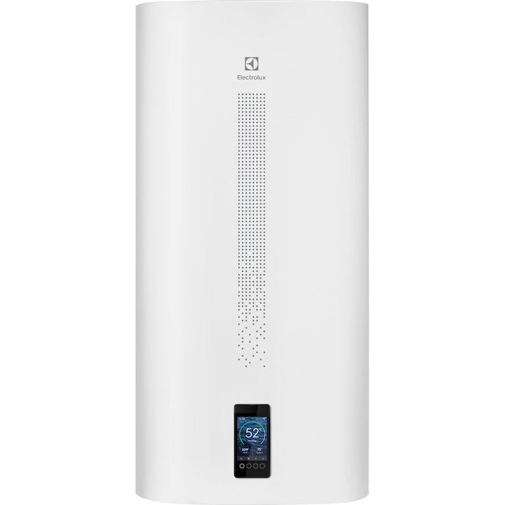 Boiler electric Electrolux EWH 100 SI EEC, Clasa B, 2000W, 100L, inverter digital, LED, 3 trepte incalzire, termostat electric, anti-inghet, IPX4, protectie supraincalzire, supapa siguranta, montare verticala/orizontala, elemente fixare, Alb