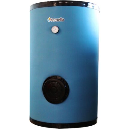 Boiler pentru pompa de caldura cu serpentina marita Fornello SOL HP 300 LT 1S montaj pe sol, izolatie termica, manta de protectie , flansa de vizitare