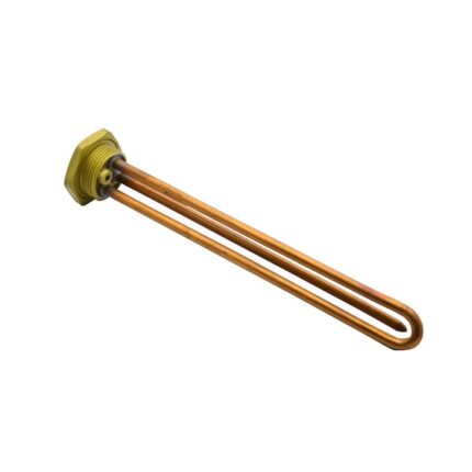 Rezistenta dreapta de cupru cu filet, 1200 W, Lungime 300 mm