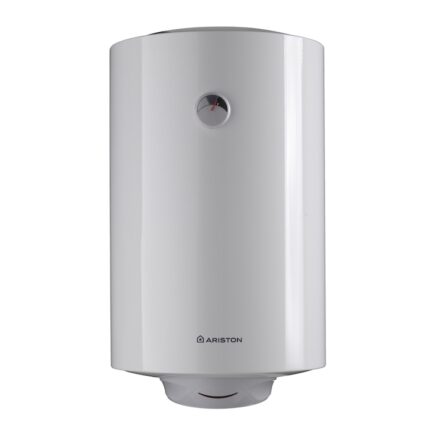 Boiler termoelectric Ariston PRO R EVO 100 VTS EU, 1800 W, 100 l, serpentina pe partea stanga, izlolatie termica poliuriten, reglare mecanica exterioara, supapa siguranta, protectie electrica IPX6