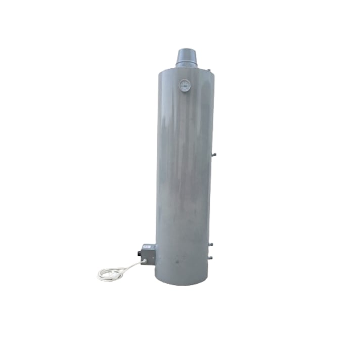 Boiler cazan baie pe lemne si electric si cu serpentina, tabla de otel, 3 bari, 120 L