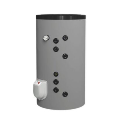 Boiler mixt cu 2 serpentine in paralel, Eldom , capacitate 200 l, 3 kW, pe podea