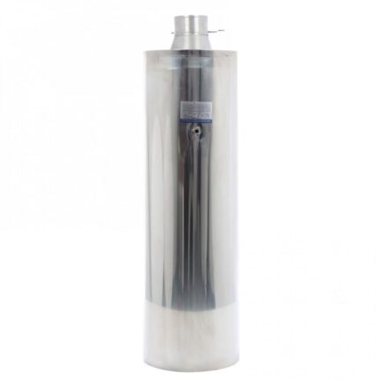 Ansanblu boiler INOX, cazan inox 70 litri + focar inox cu sursa pe lemne