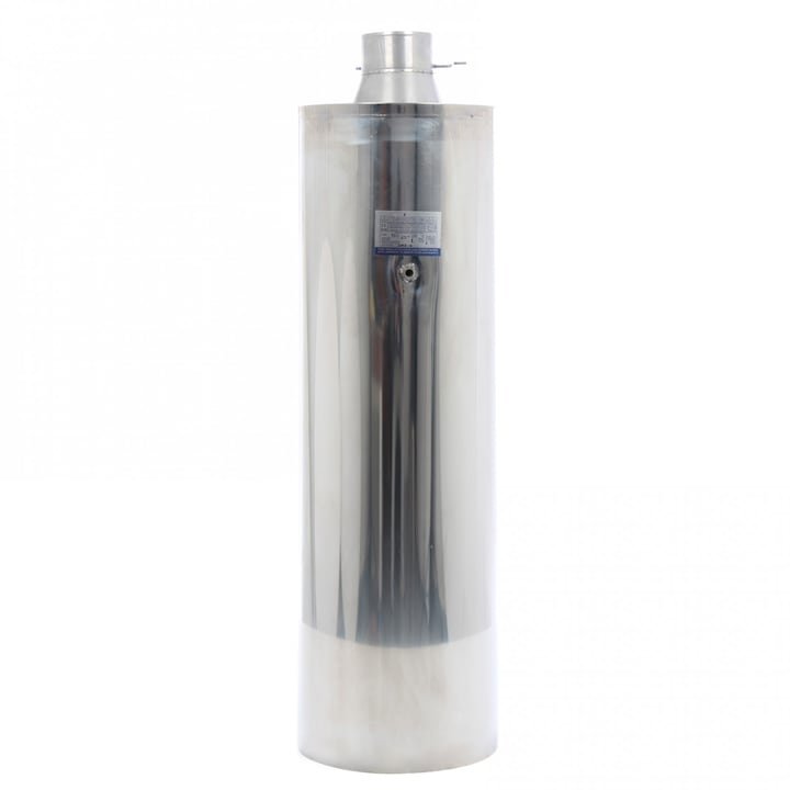 Ansanblu boiler INOX, cazan inox 70 litri + focar inox cu sursa pe lemne