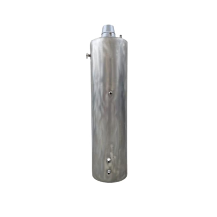Boiler cazan baie pe lemne si serpentina, tabla de inox, 3 bari, 120 L