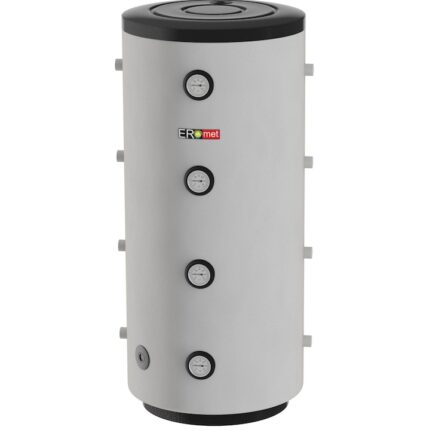 Boiler vertical, ERMET, Clasa energetica A, 200 l, 34W, Gri/Negru