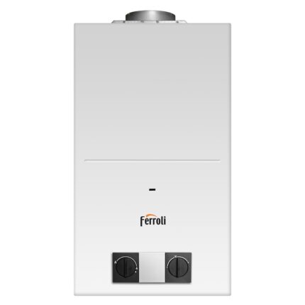 Instant apa calda pe gaz natural Ferroli Pegaso Pro 11, 21.1 kW, 11 l/min, IPX4D, control electronic, 550 x 330 x 180 mm