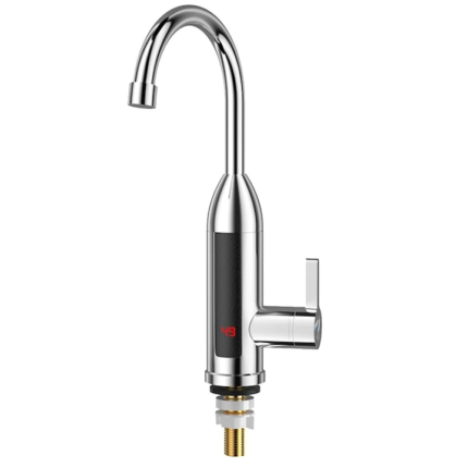 Robinet Electric cu Incalzire Instantanee a Apei, Afisaj LED, Putere 3000 W, Apa Calda 30°C-60°C, Inox