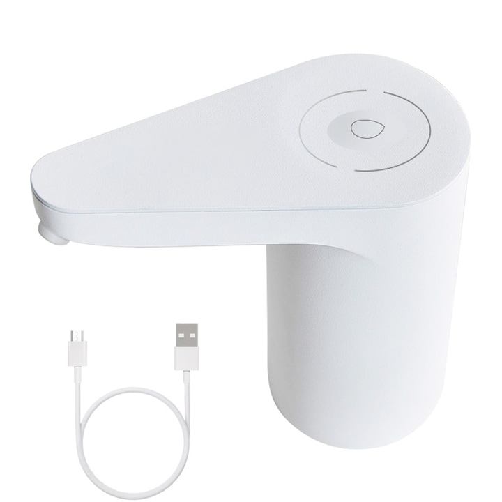 Pompa pentru bidon de apa Xiaomi XiaoLang HD-ZDCSJ07, Incarcare USB, Alb