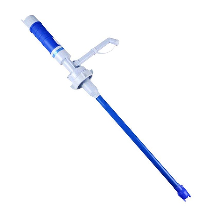 Pompa Electrica SIKS De Apa Tip Dozator Automat Pentru Bidoane Mari De 17, 19, 20 de Litri, Pe Baterii, Buton On/Off, Albastru
