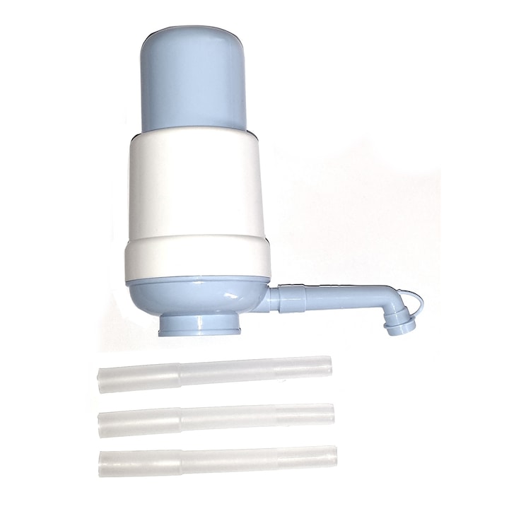 Pompa prin apasare cu teava extensibila pentru bidon apa sau alte lichide de 3L, 5L, 8L, 10L, prevazuta cu adaptor pentru bidonul de 19L