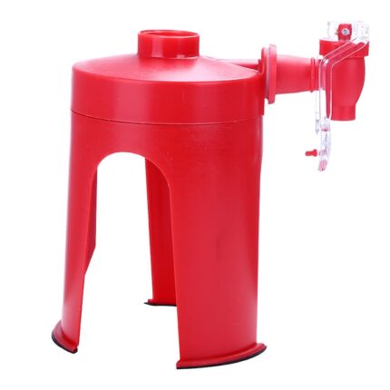 Dozator de apa cu robinet, SUNMOSTAR, Plastic, Rosu