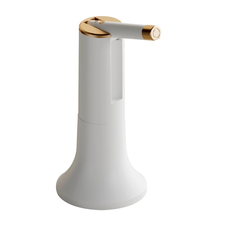 Distribuitor de apa electric, pompa pliabila pentru sticle de apa, incarcare USB, pentru camping, biroul de acasa, WALALLA, alb Auriu