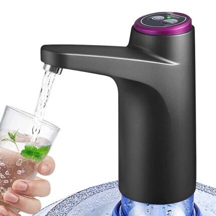 Dozator de apa electric Xuigort, portabil cu baterie reincarcabila, compatibil sticle 2-6 galoni, include furtun si cablu USB