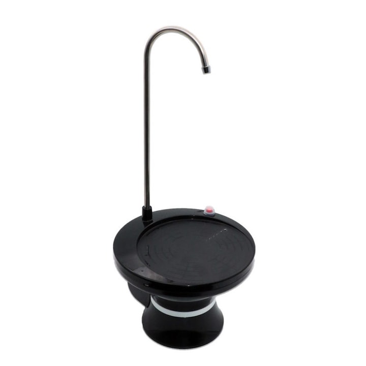 Dispenser electric SIKS® pentru bidonul de apa cu robinet, incarcare USB, negru