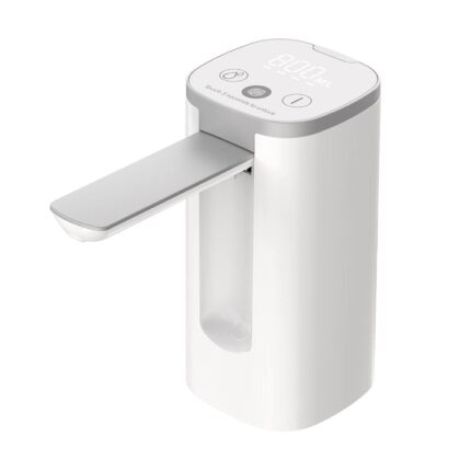 Dozator apa electric, BOMSTOM, ecran digital, pliabil, alb