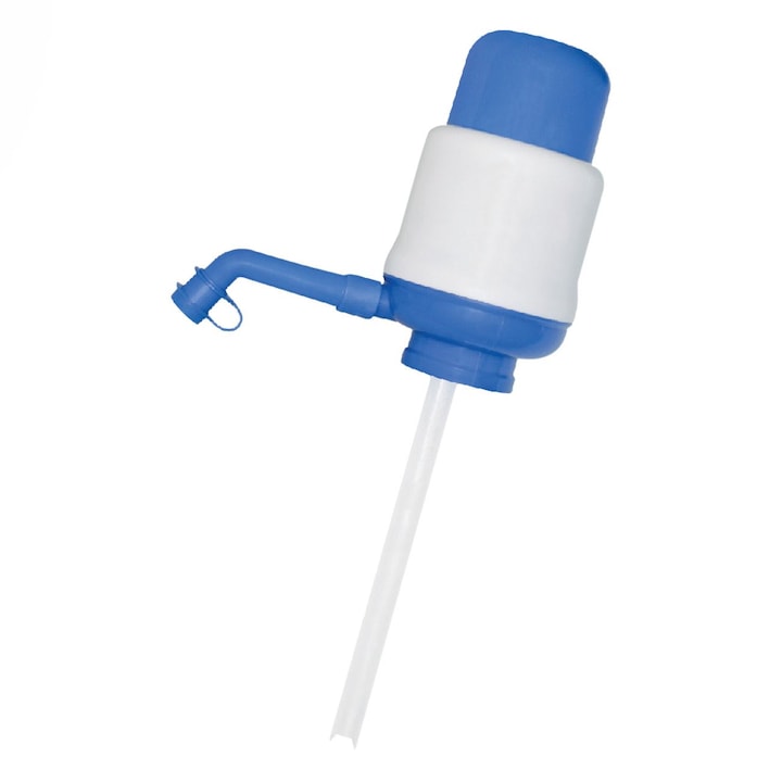 Pompa manuala cu adaptor pentru bidon de apa, Ramdeco, 9 x 9 x 19 cm